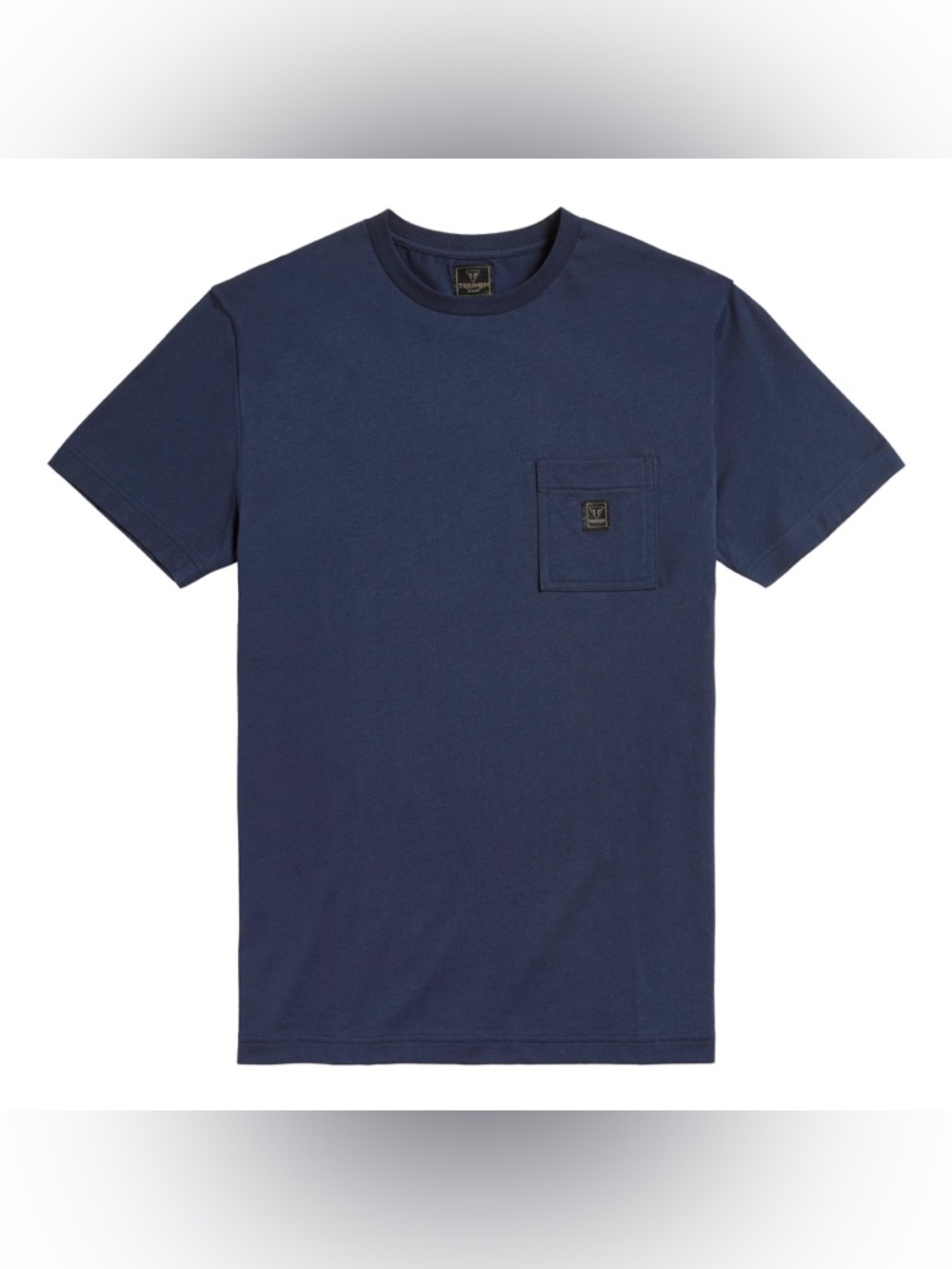 Triumph Navy Pocket Crew Tee